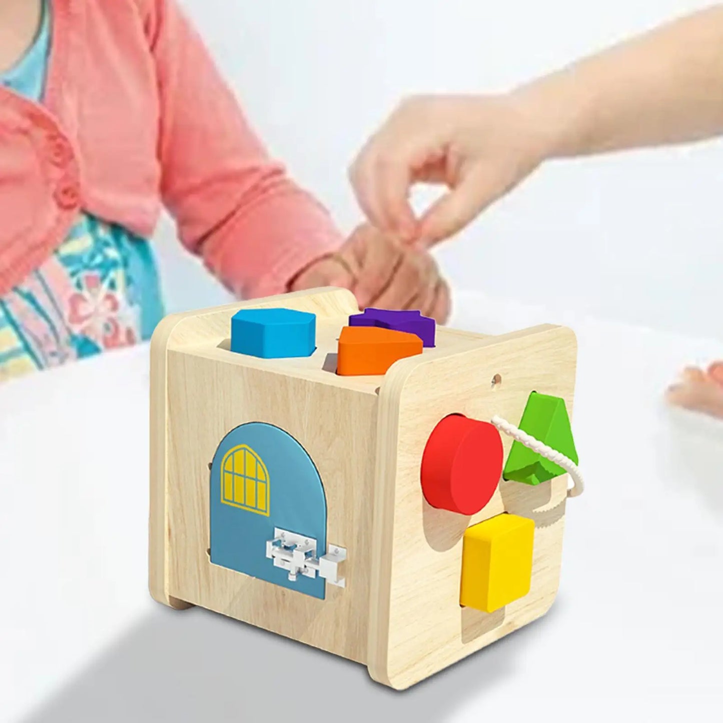 צעצוע התאמת צורות - משחק מיון חינוכי למתנות יום הולדת ולתינוקות